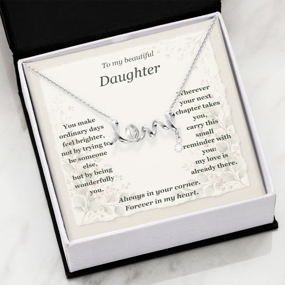 To My Lovely Daugther