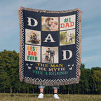 Best Dad Ever - Woven Blanket